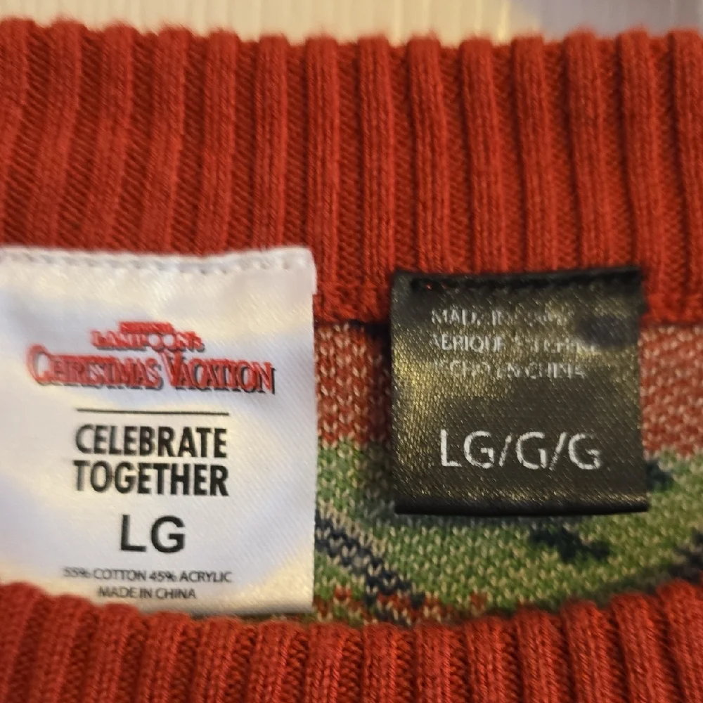 Nationa Lampoons Christmas Vacation Griswold‎ Sweater - Blue and Red